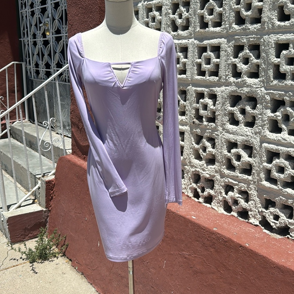 BCBGENERATION orchid long sleeve body con dress